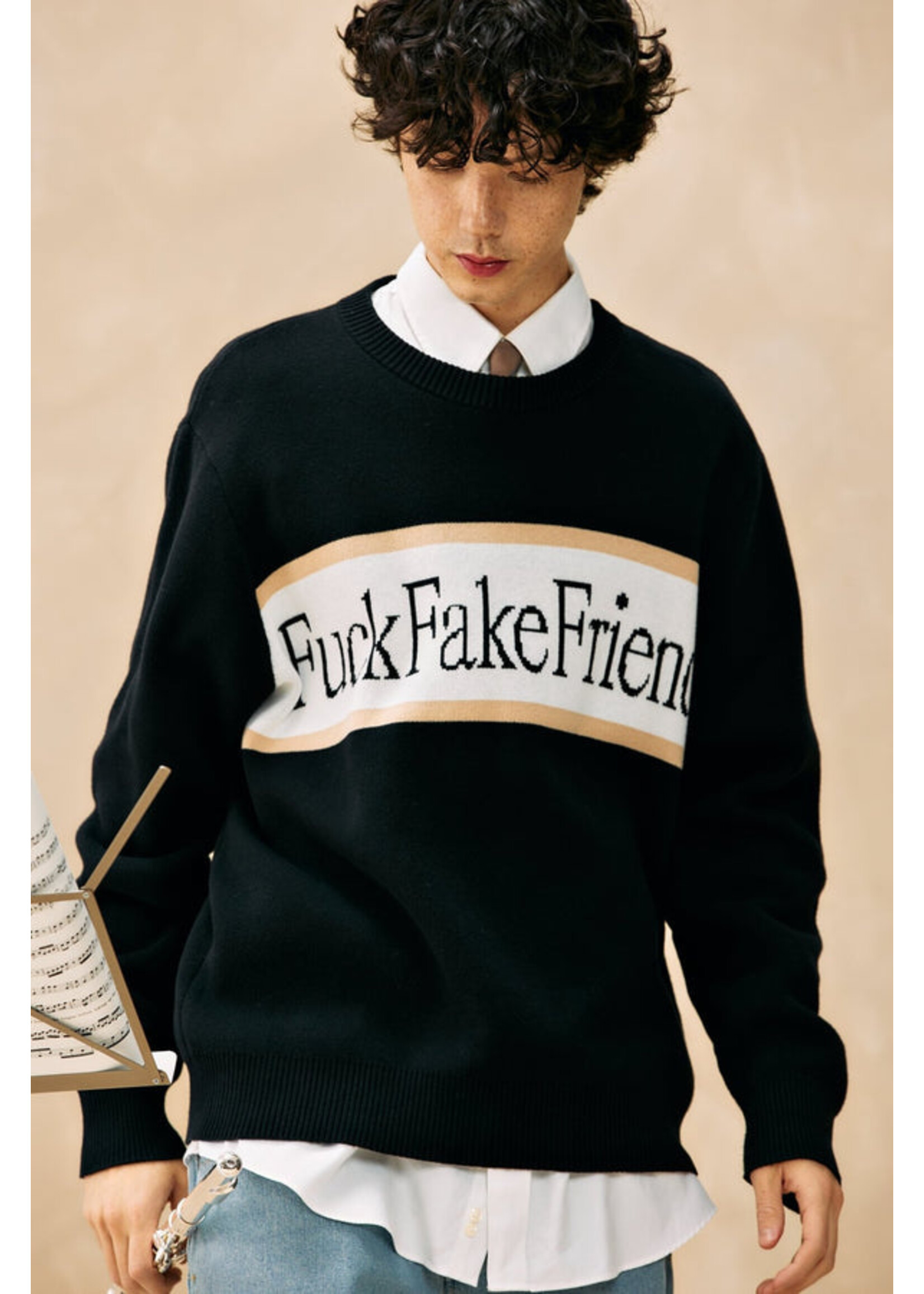 Kuwalla Kuwalla FFF Crewneck Sweater - Black