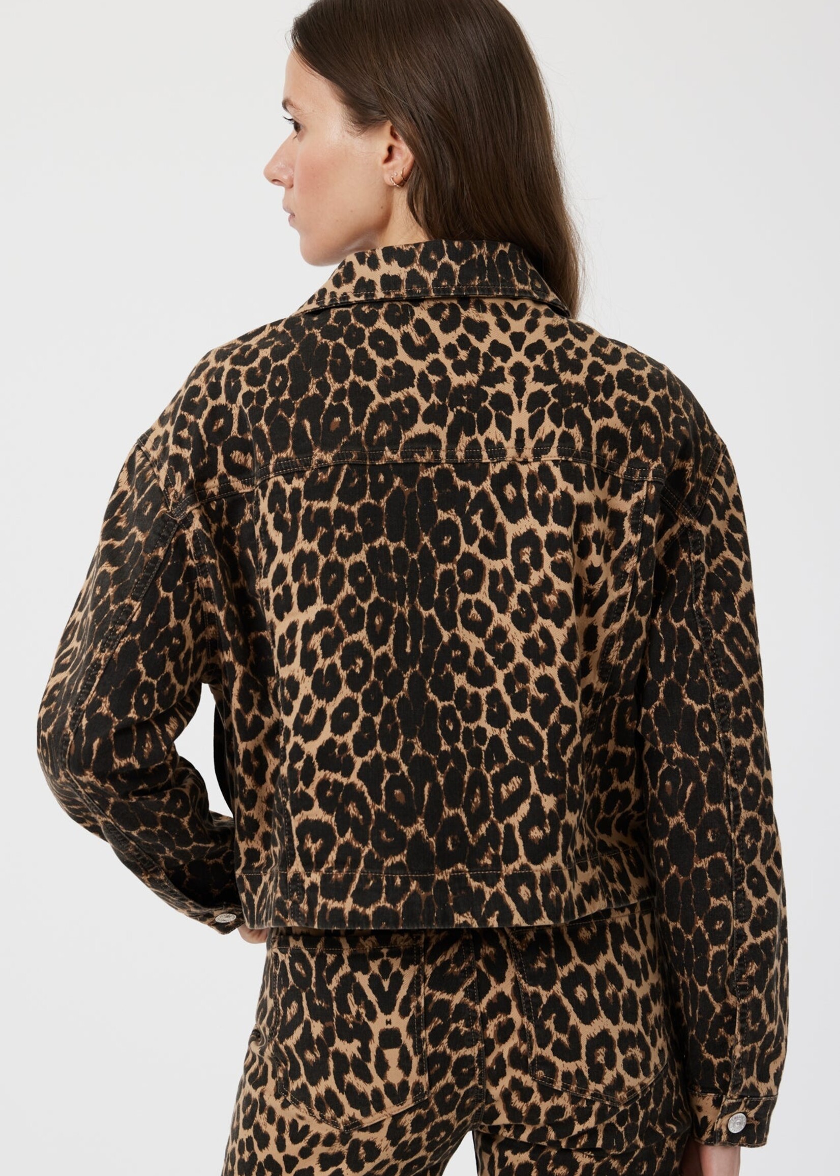 Mavi MAVI Maren Leopard Denim Jacket