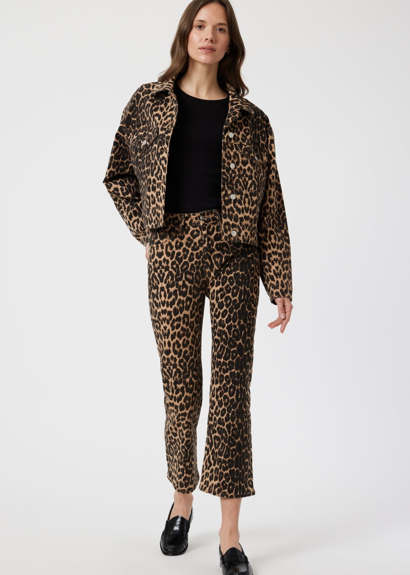 Mavi MAVI Maren Leopard Denim Jacket