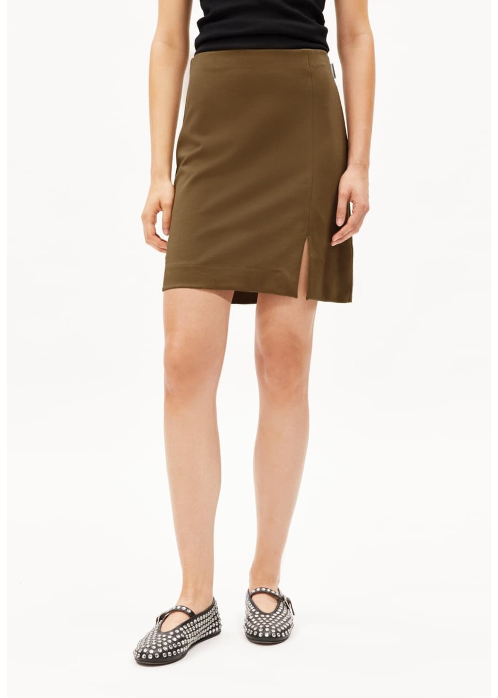 Armedangels ArmedAngels Vanjaraa Skirt - Dried Moss