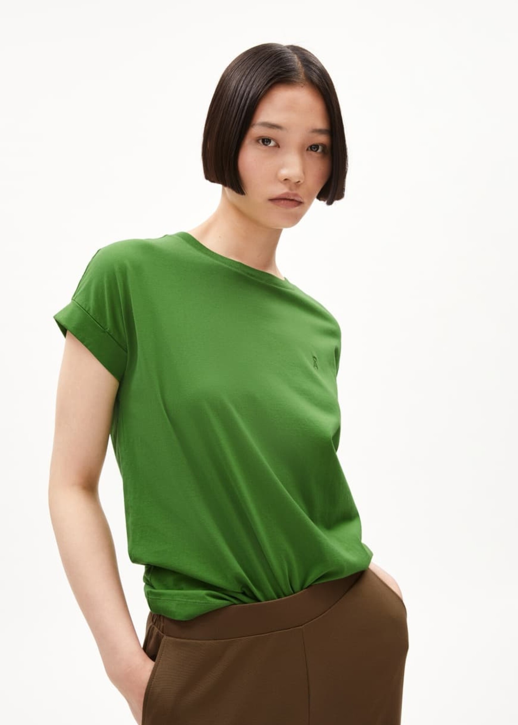 Armedangels Armedangels Idaara T-Shirt - Ivy Green