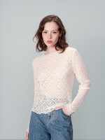 Grace and Mila Grace & Mila Nicole Lace LS Tee (Two Colors)