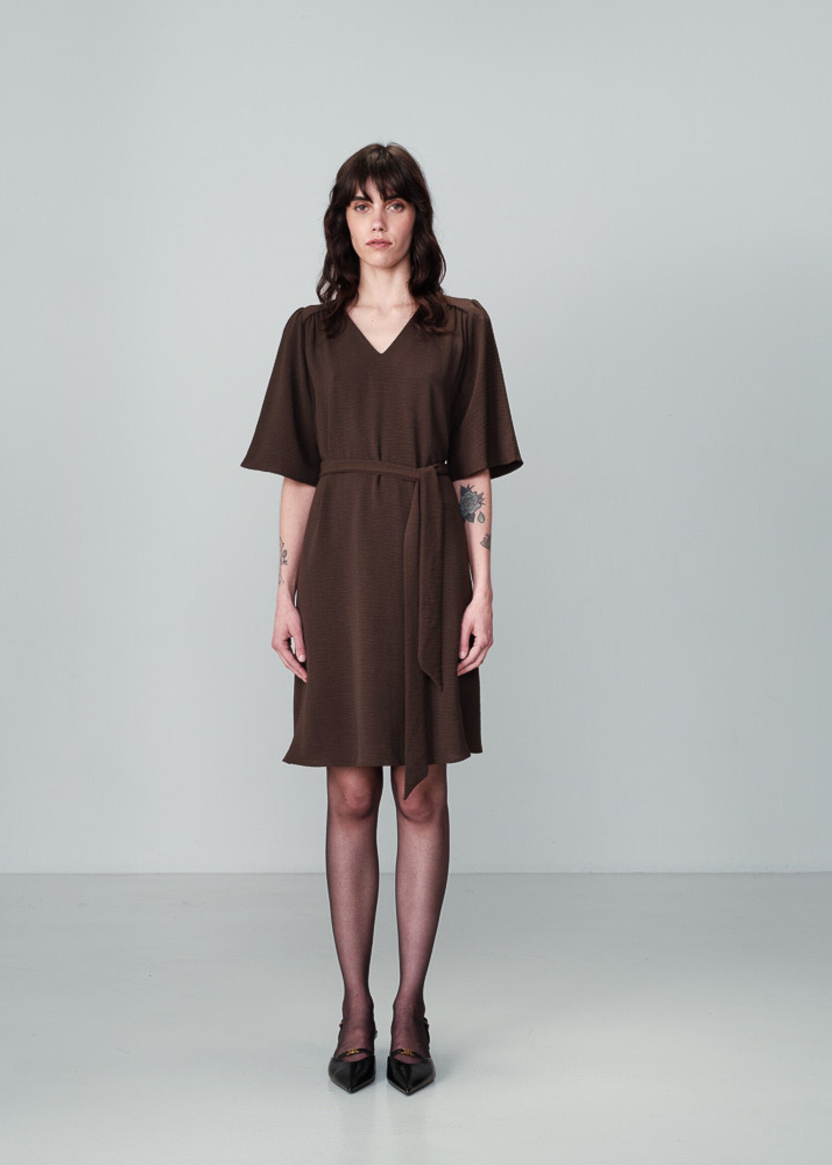 Grace&Mila Nia Dress - Taupe