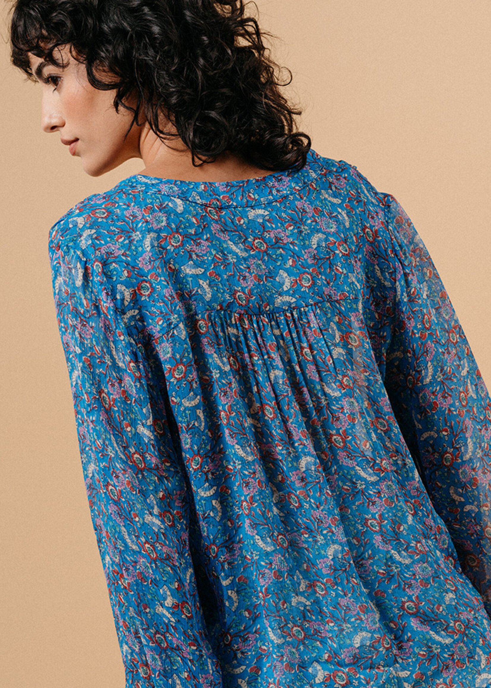 Grace and Mila Grace&Mila Marjorie Blouse - Blue