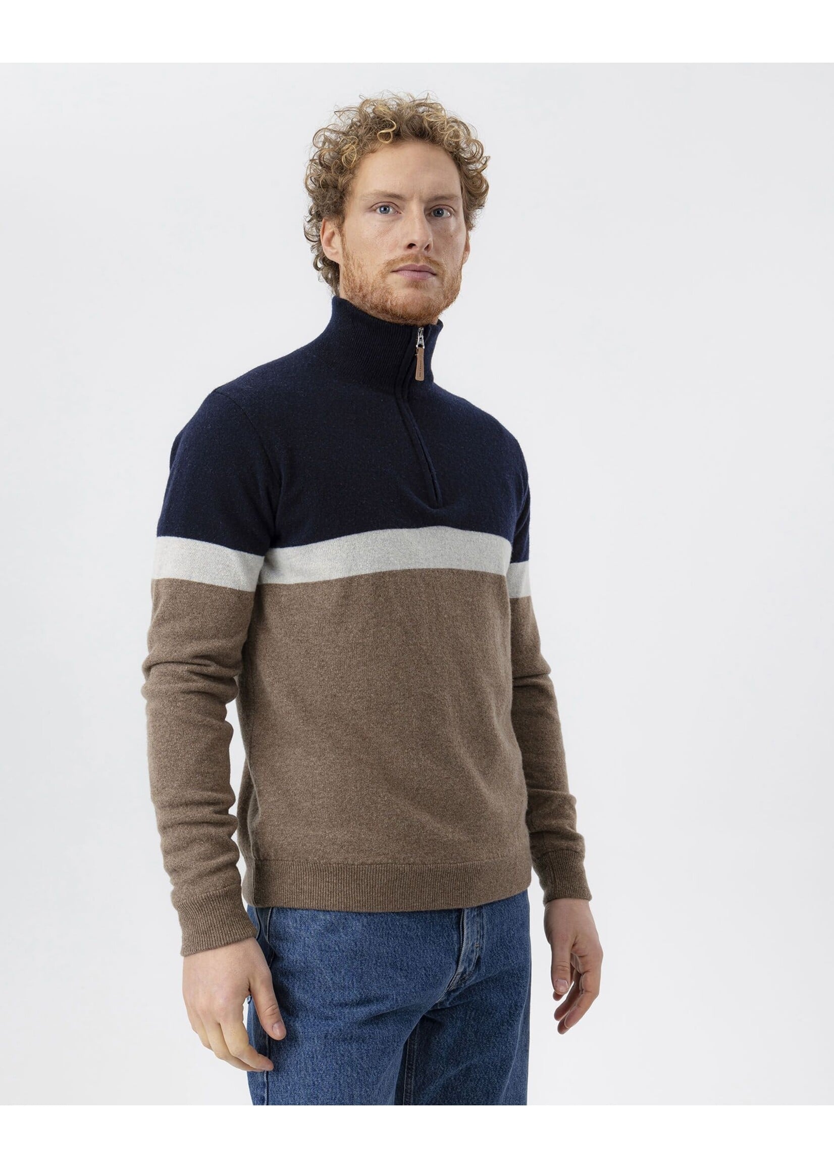 Holebrook HoleBrook Stellant Quarter Zip WP - Walnut Multi Color