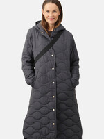 Ilse Jacobsen Ilse Jacobsen  Long Quilted Coat - Asphalt