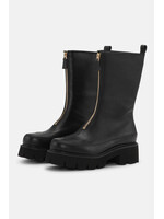 Ilse Jacobsen Ilse Jacobsen Miley Long Front Zip Boots - Black