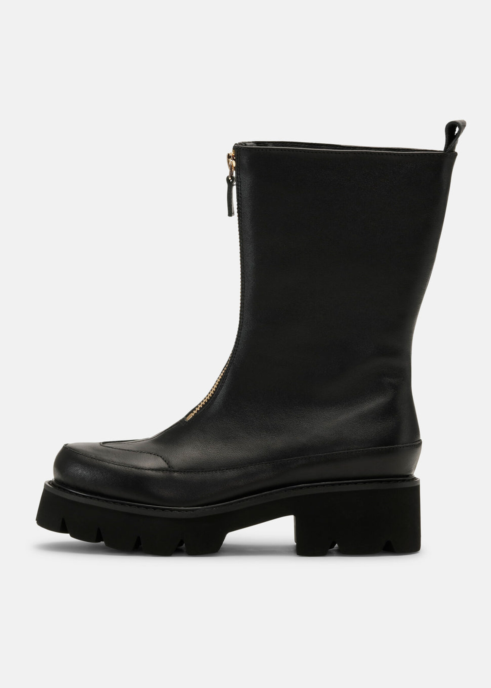Ilse Jacobsen Ilse Jacobsen Miley Long Front Zip Boots - Black