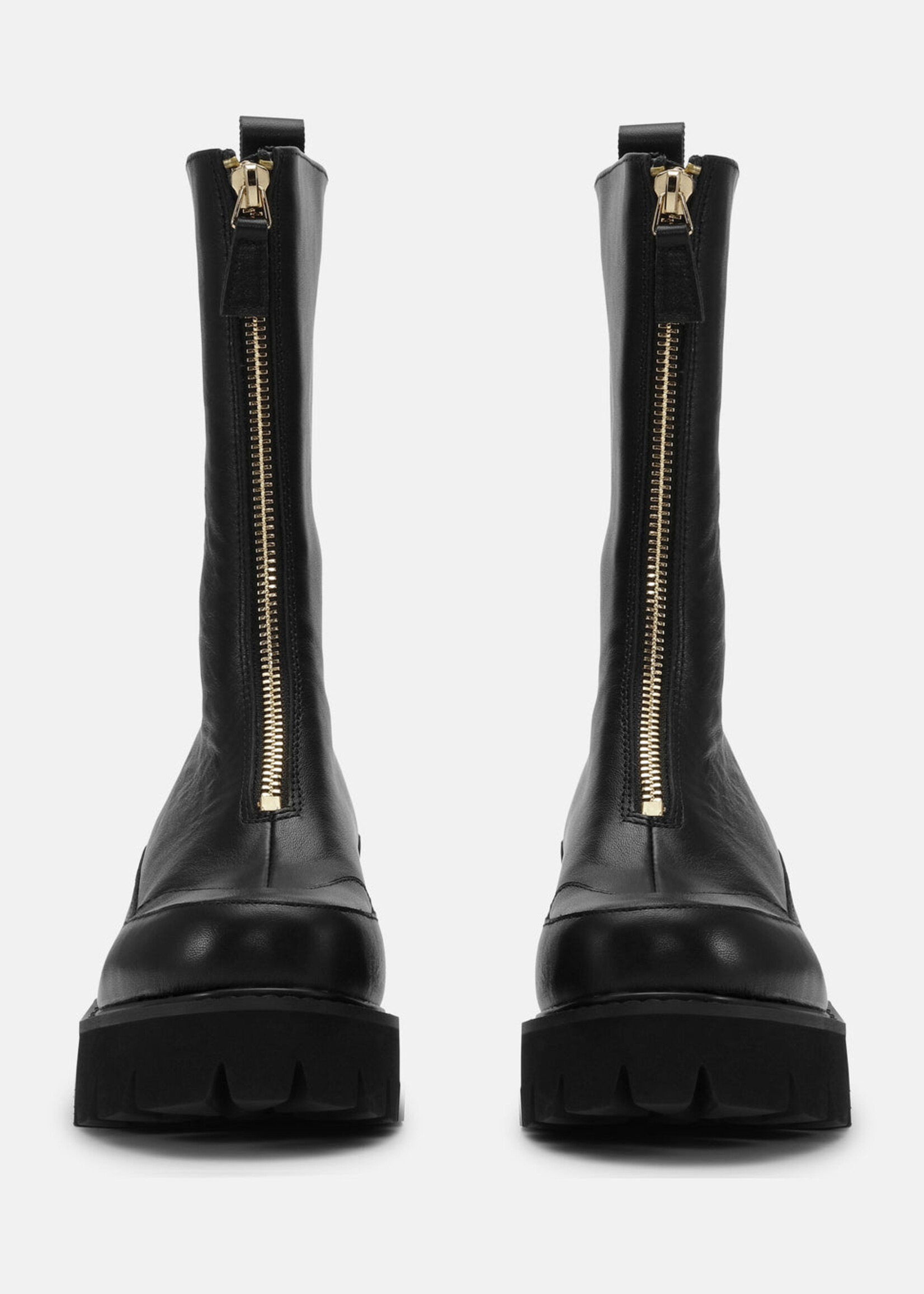 Ilse Jacobsen Ilse Jacobsen Bottes à Fermeture Éclair Sur Le Devant Miley - Noir