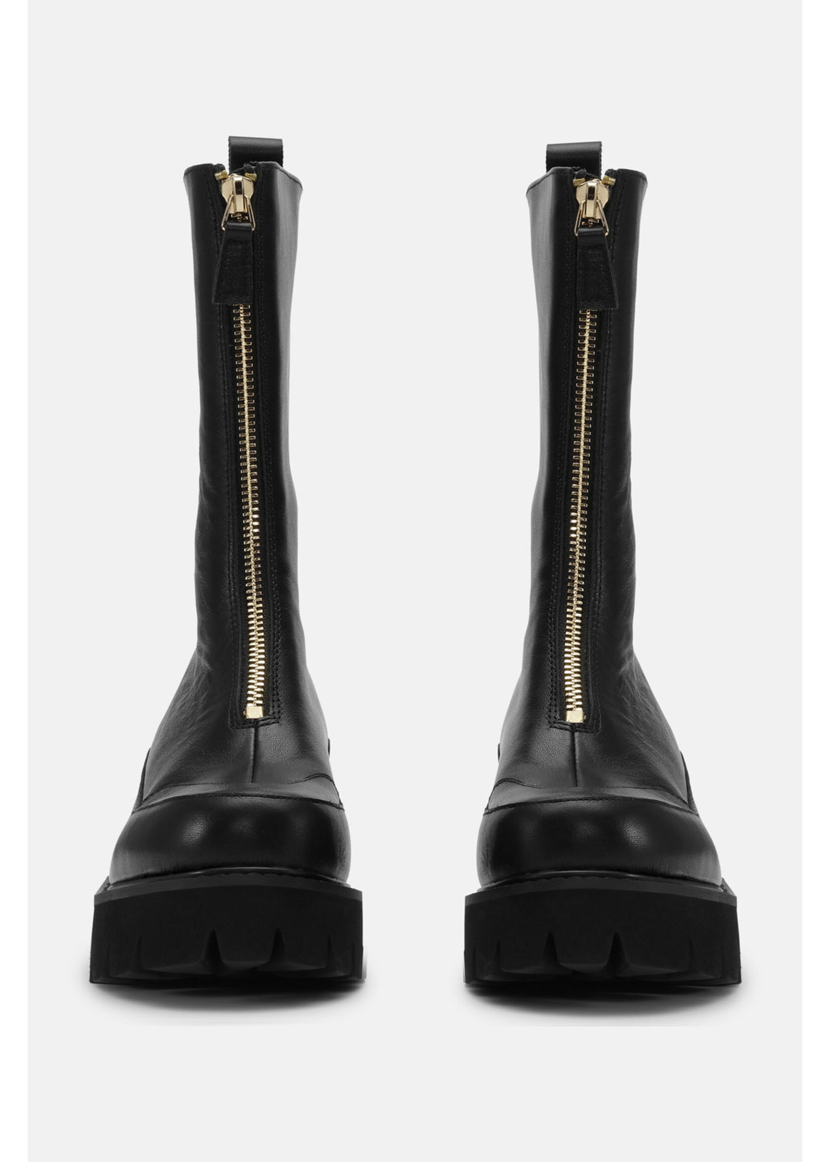 Ilse Jacobsen Ilse Jacobsen Bottes à Fermeture Éclair Sur Le Devant Miley - Noir