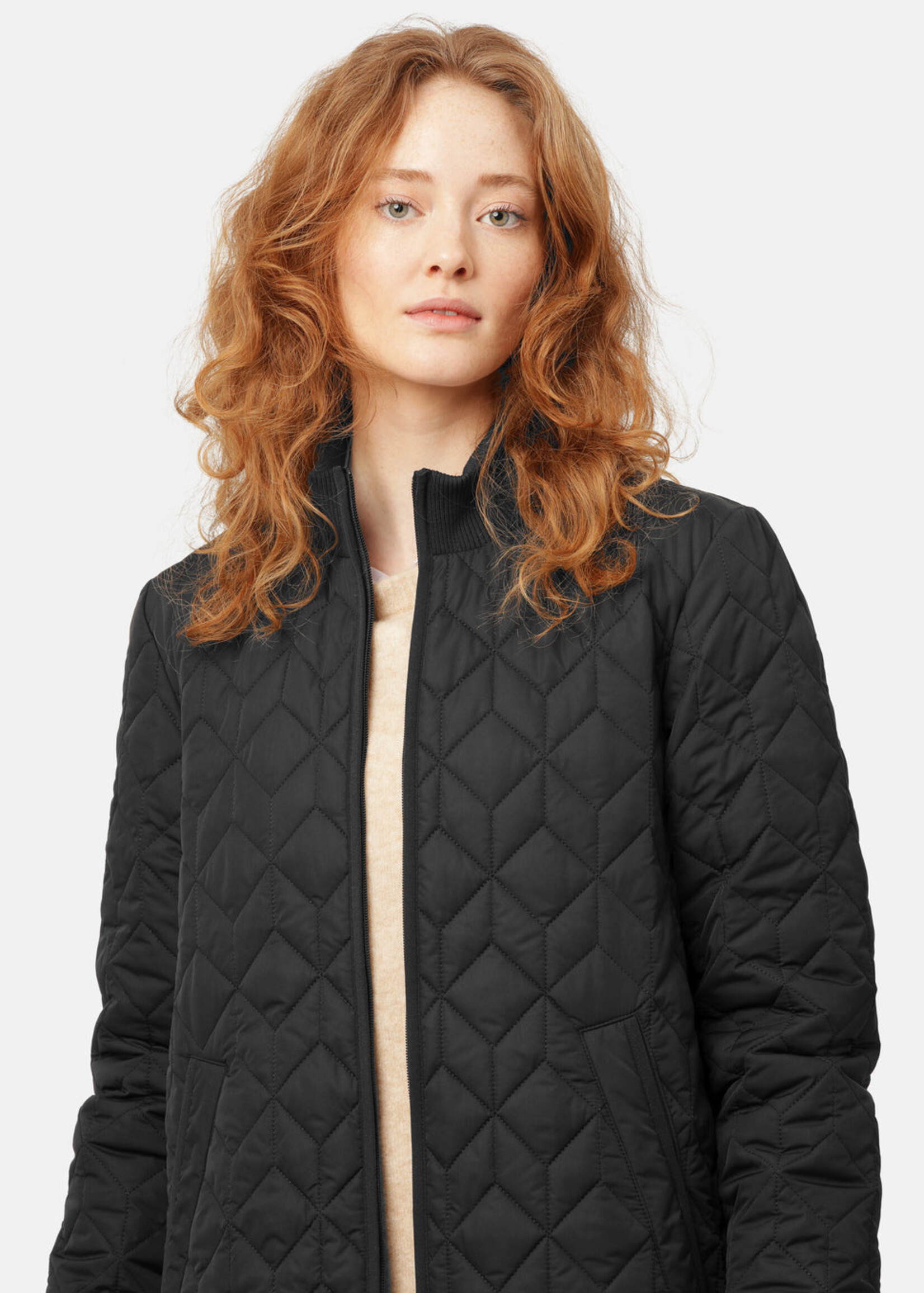 Ilse Jacobsen Ilse Jacobsen Quilted Coat - Black
