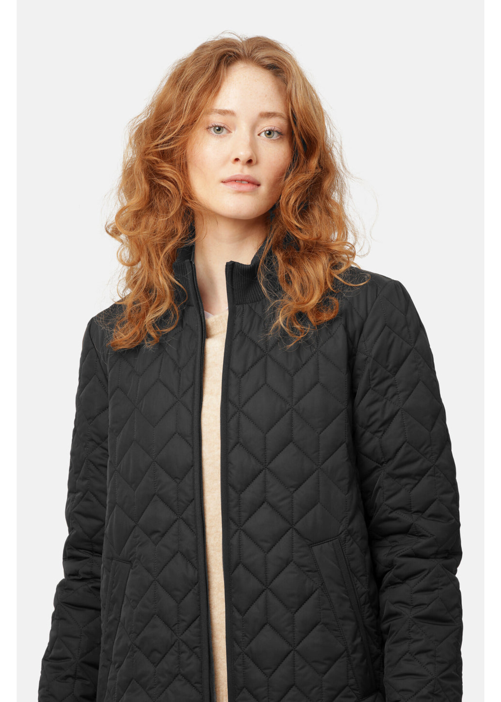 Ilse Jacobsen Ilse Jacobsen Quilted Coat - Black