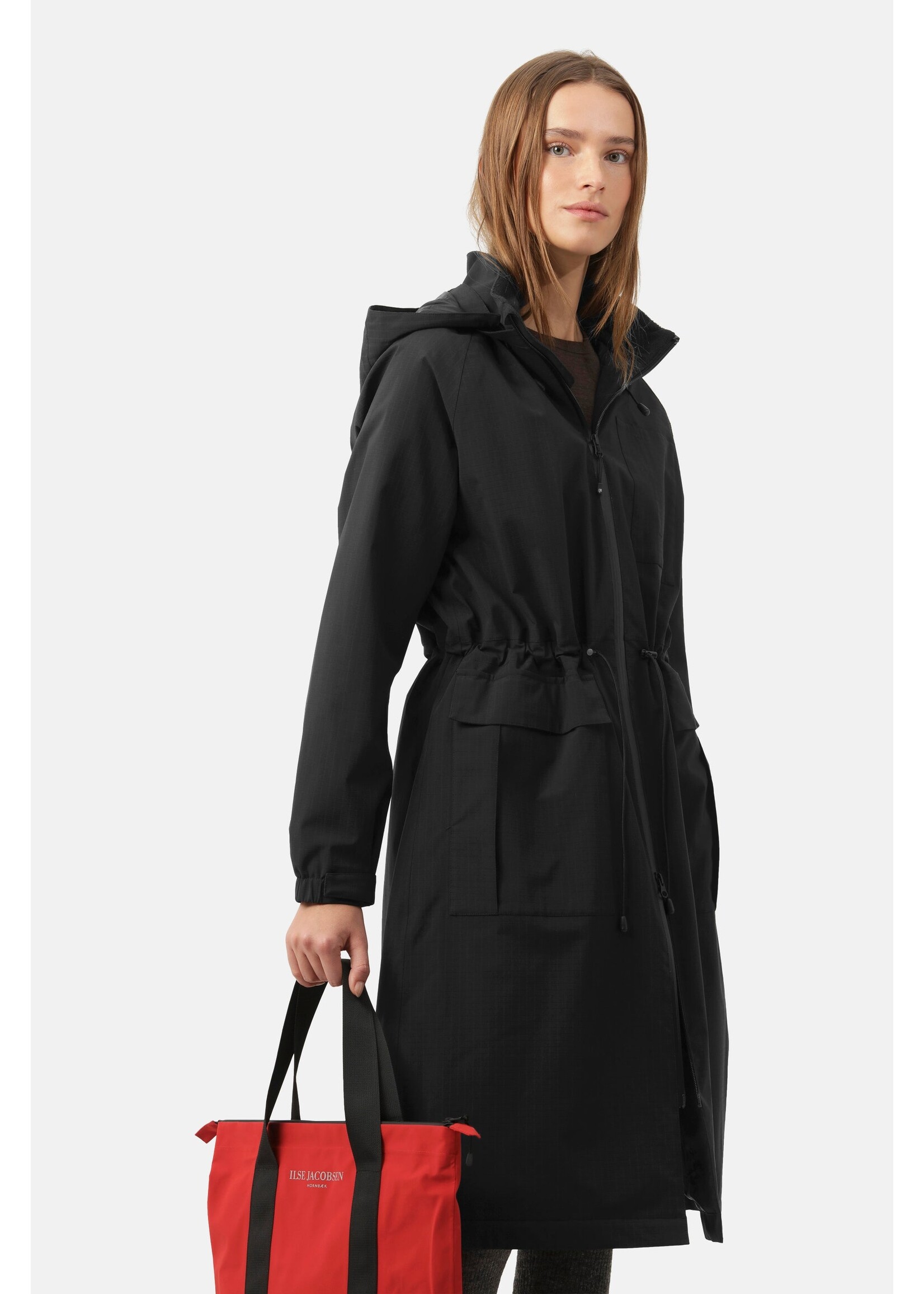 Ilse Jacobsen Ilse Jacobsen Thermy Long Coat - Black Beauty
