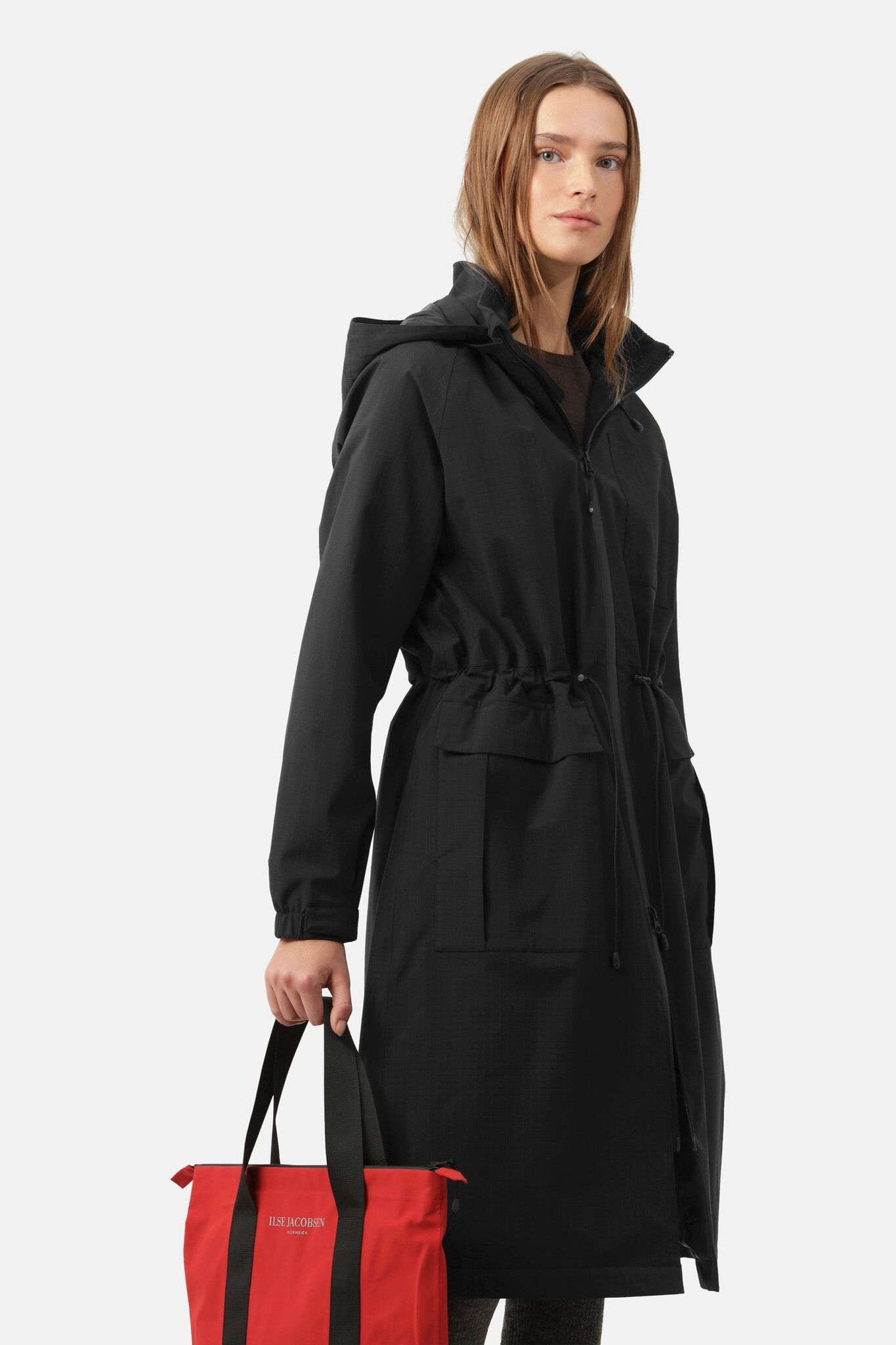 IJ Thermy Long Coat Black