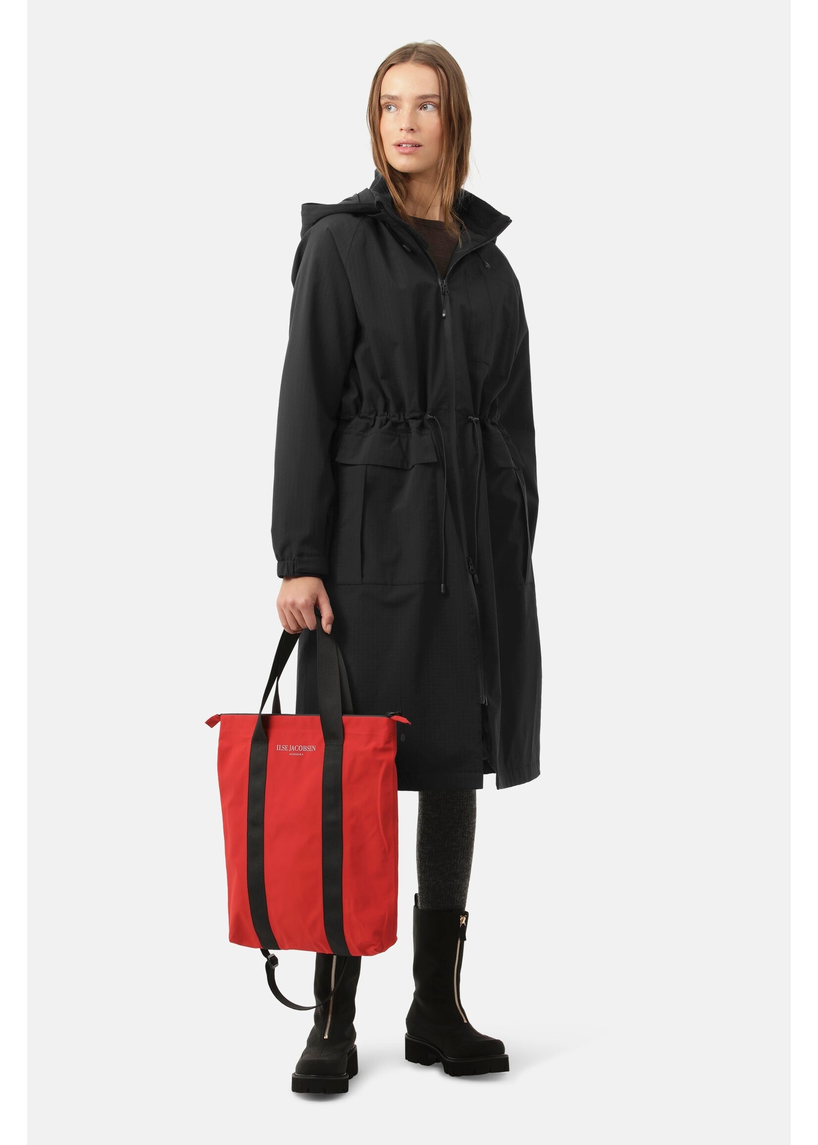 Ilse Jacobsen Ilse Jacobsen Thermy Long Coat - Black Beauty