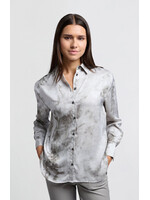 Yaya Women YAYA Blouse With Print - Formal Gray