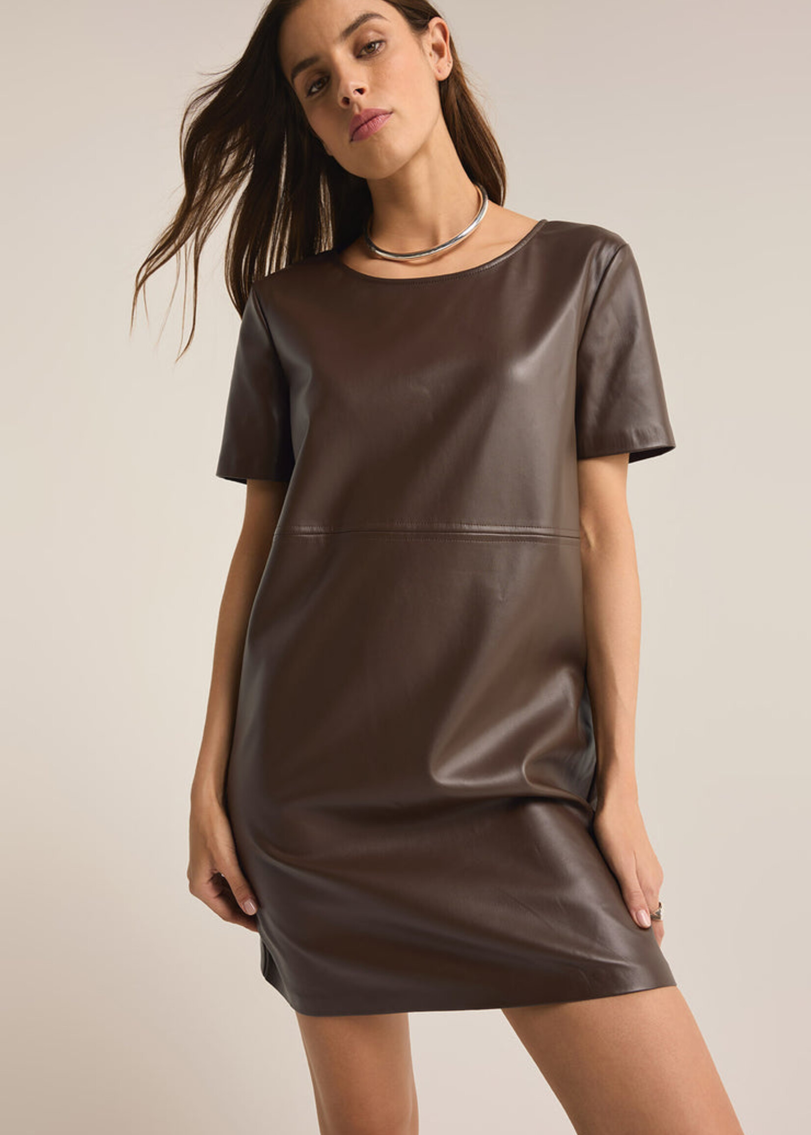 Z-Supply Z-Supply Robe London De Similicuir  - Chocolat noir