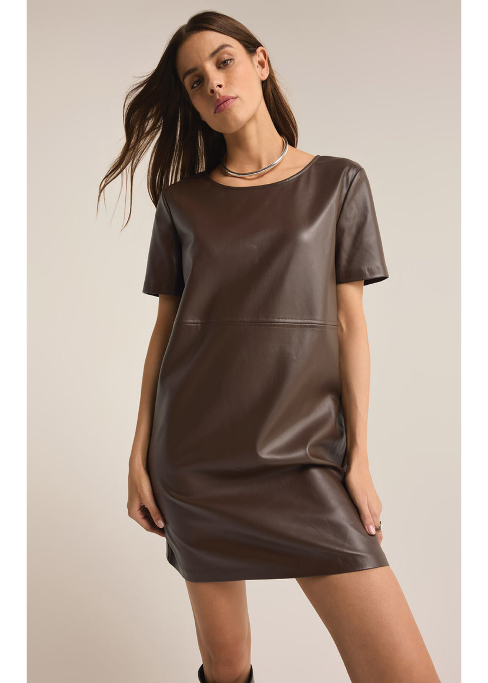 Z-Supply Z-Supply Robe London De Similicuir  - Chocolat noir