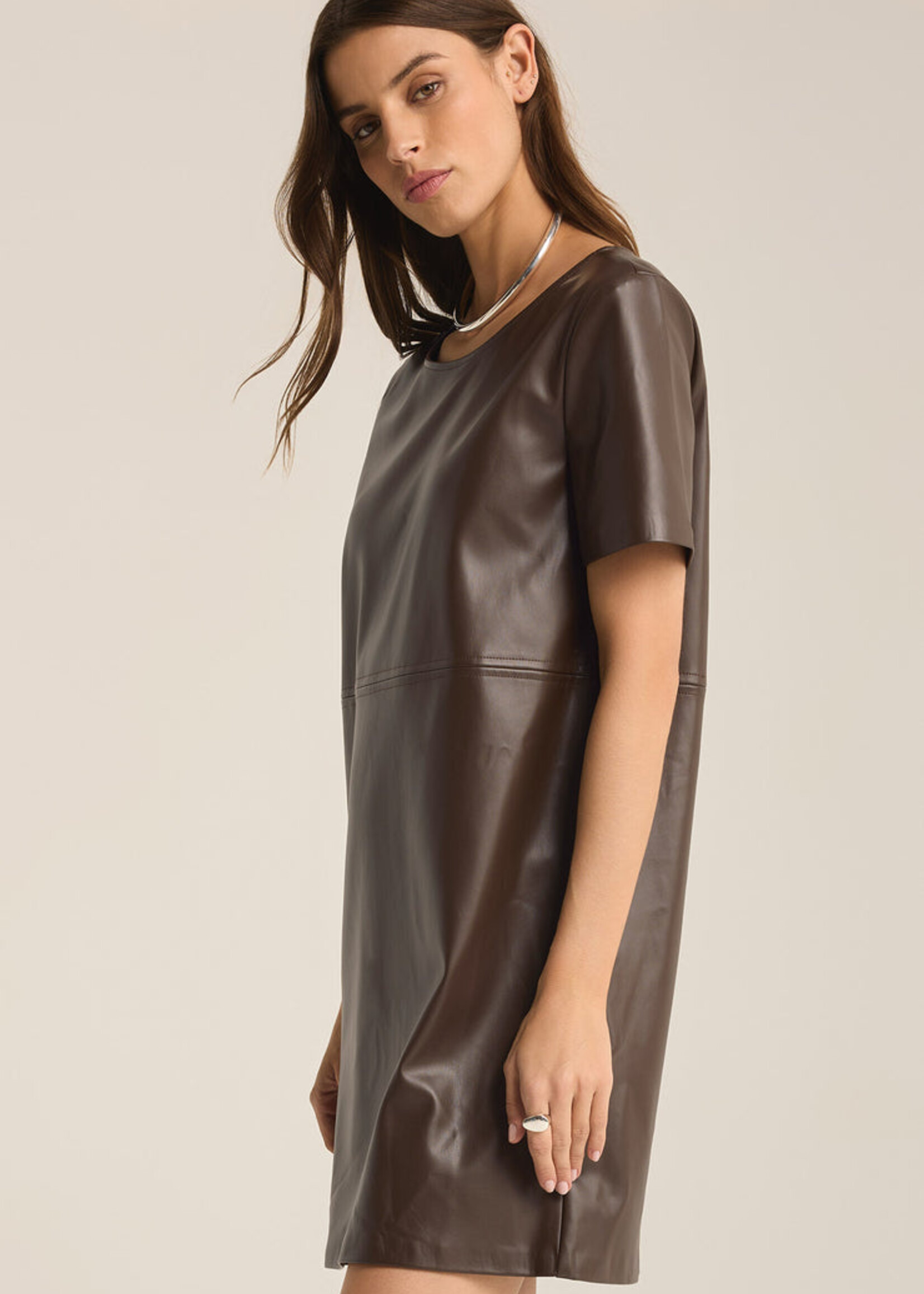 Z-Supply Z-Supply Robe London De Similicuir  - Chocolat noir
