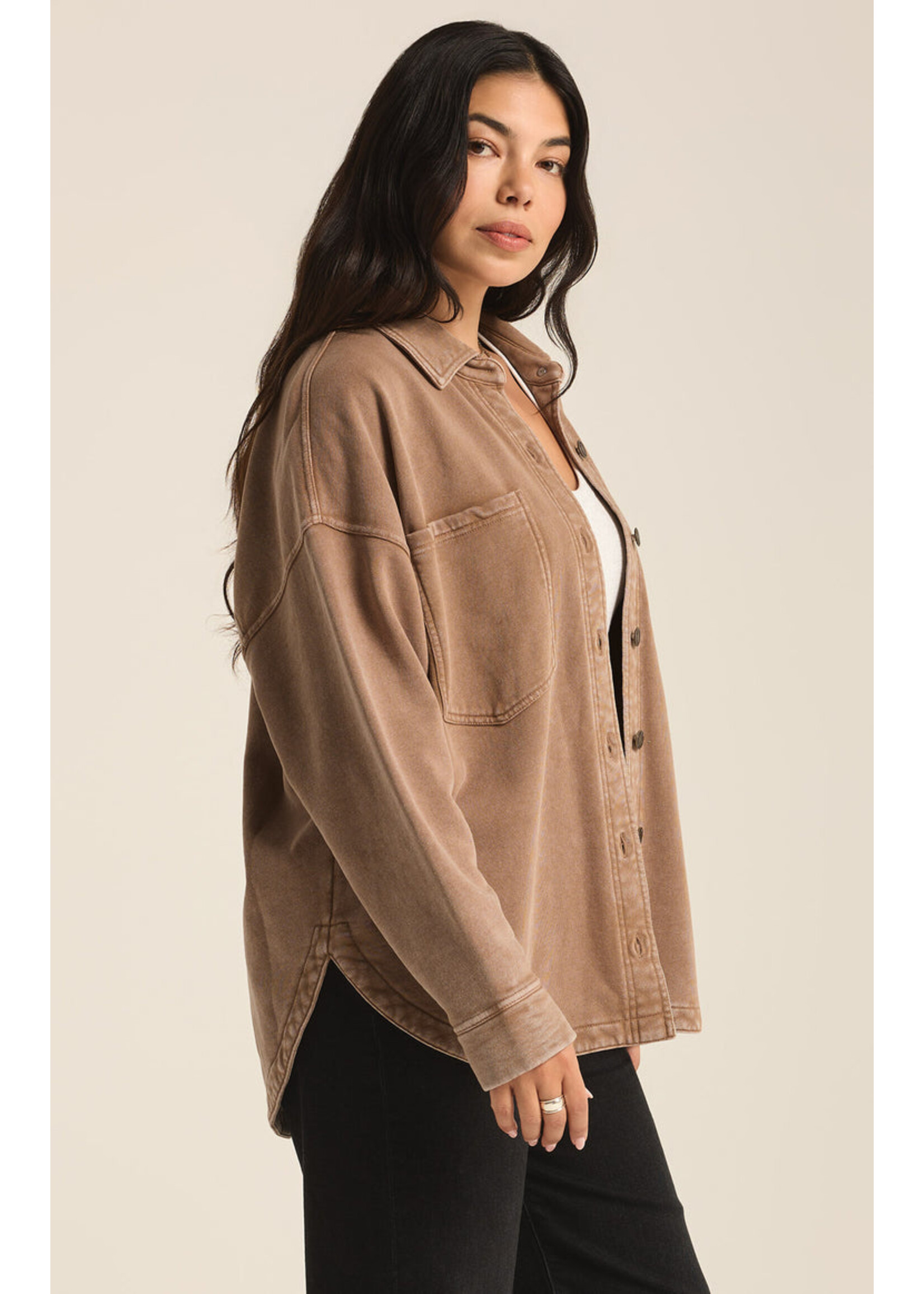 Z-Supply Z-Supply All Day Knit Jacket - Campfire