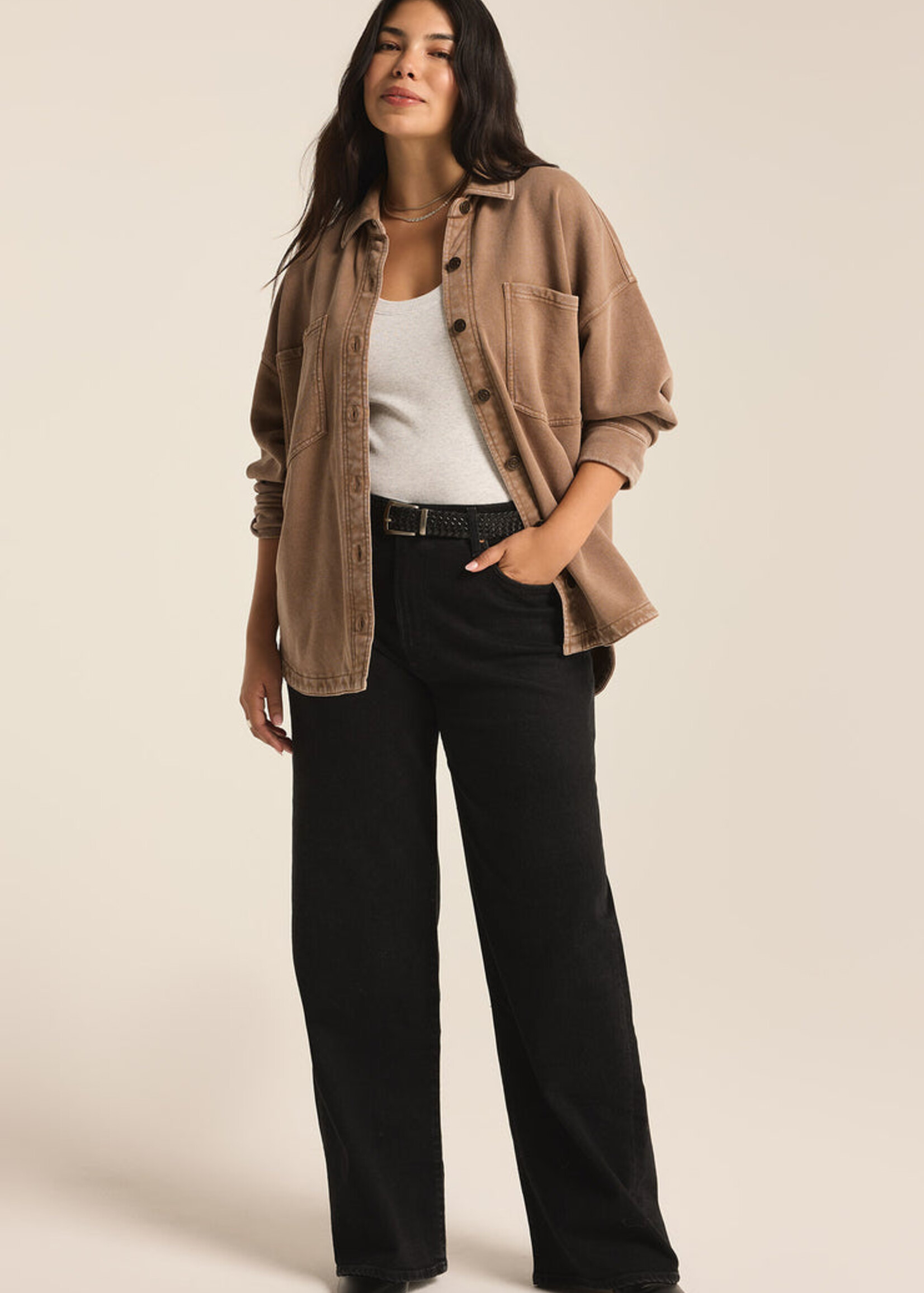Z-Supply Z-Supply All Day Knit Jacket - Campfire