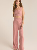 Z-Supply Z-Supply Dawn Smocked Rib Pant - Rosebud