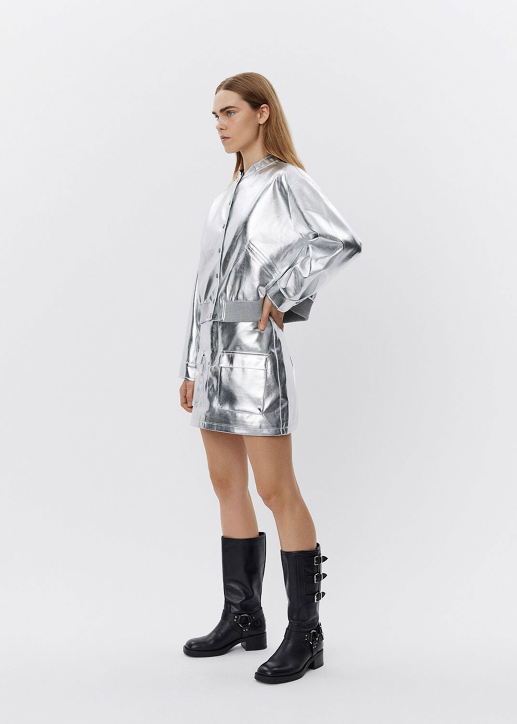 Sofie Schnoor Skirt w/ Pockets - Silver