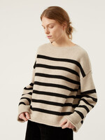 Naïf Athena Sweater - Oatmeal/Black
