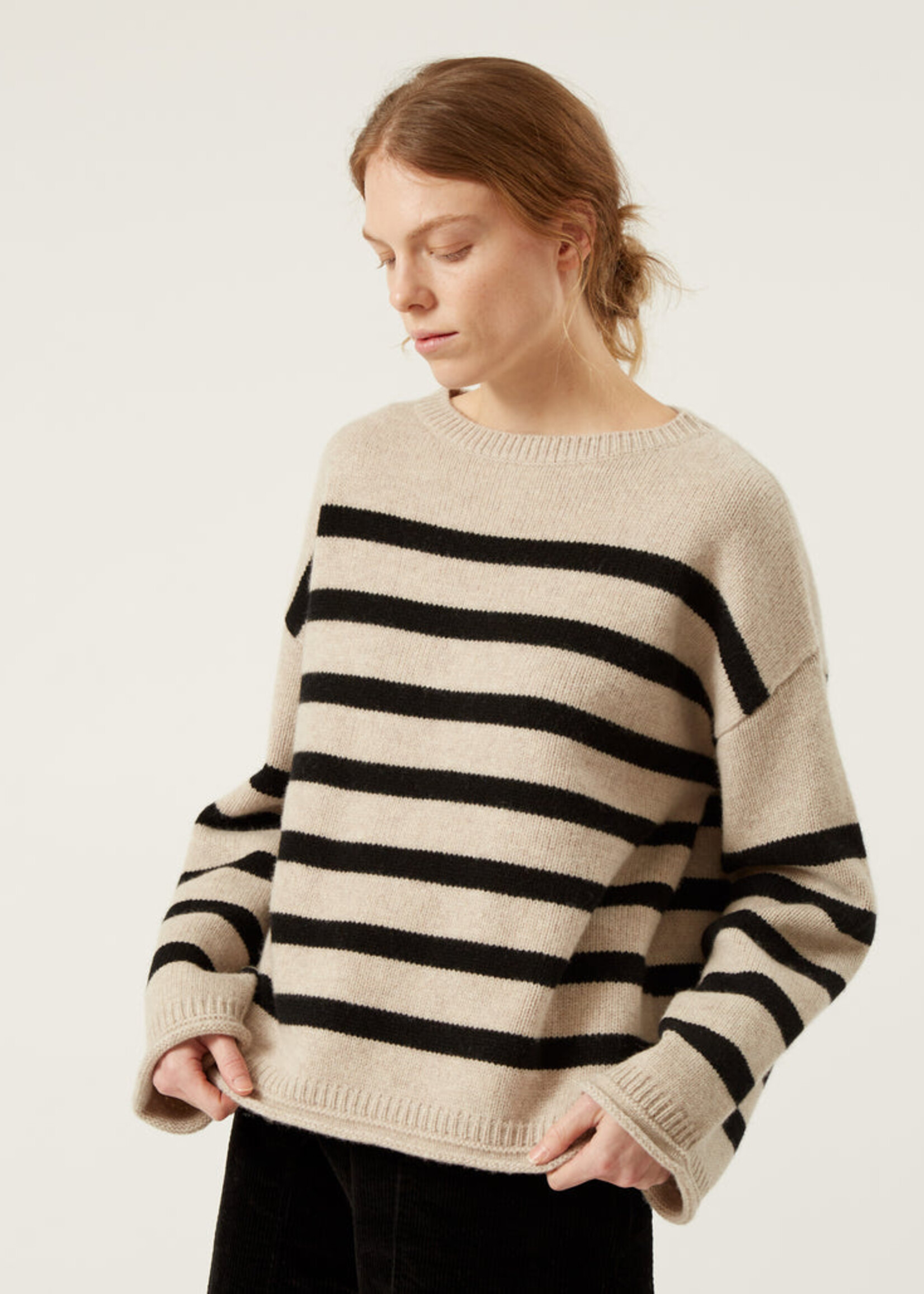 Naïf Pull Athena - Avoine/Noir
