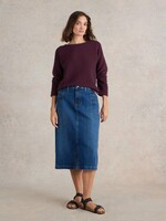 White Stuff White Stuff Jana Abstract Jumper - Plum Multi