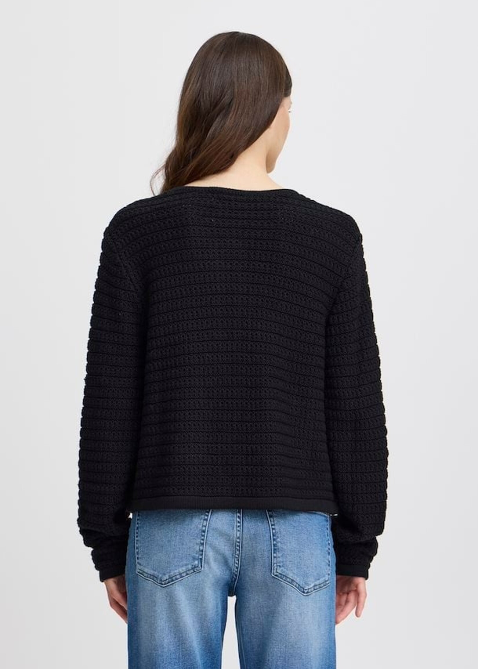 ICHI ICHI Cardigan IHBeccas - Noir