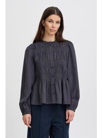 ICHI ICHI Elina Shirt - Asphalt