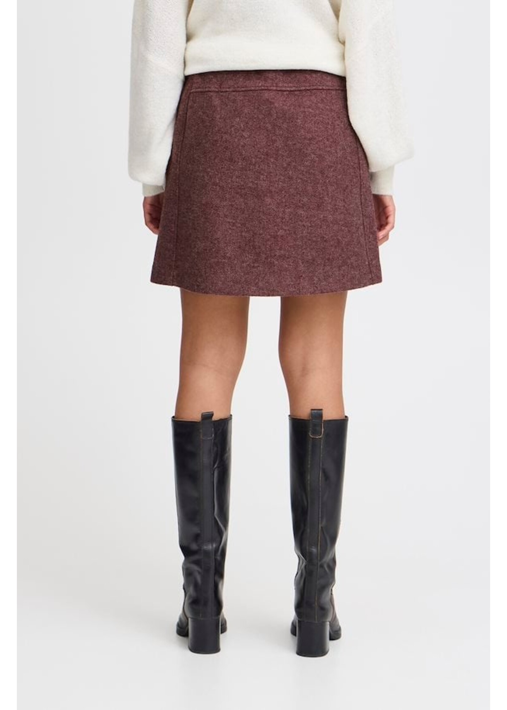 ICHI ICHI IHWooly Skirt - Port Royal