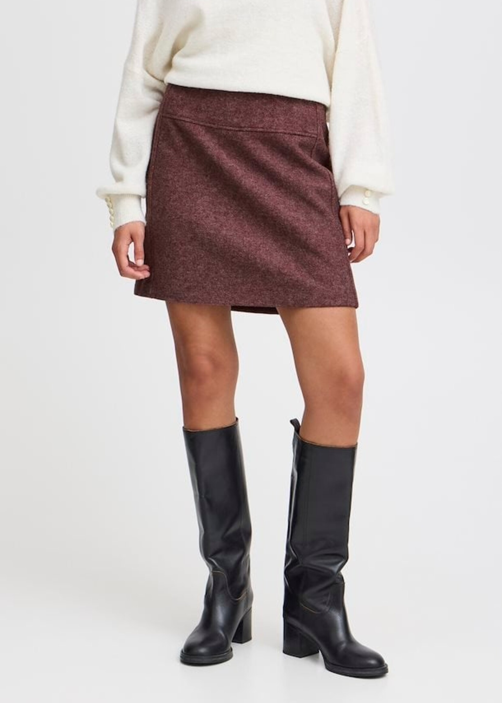 ICHI ICHI IHWooly Skirt - Port Royal