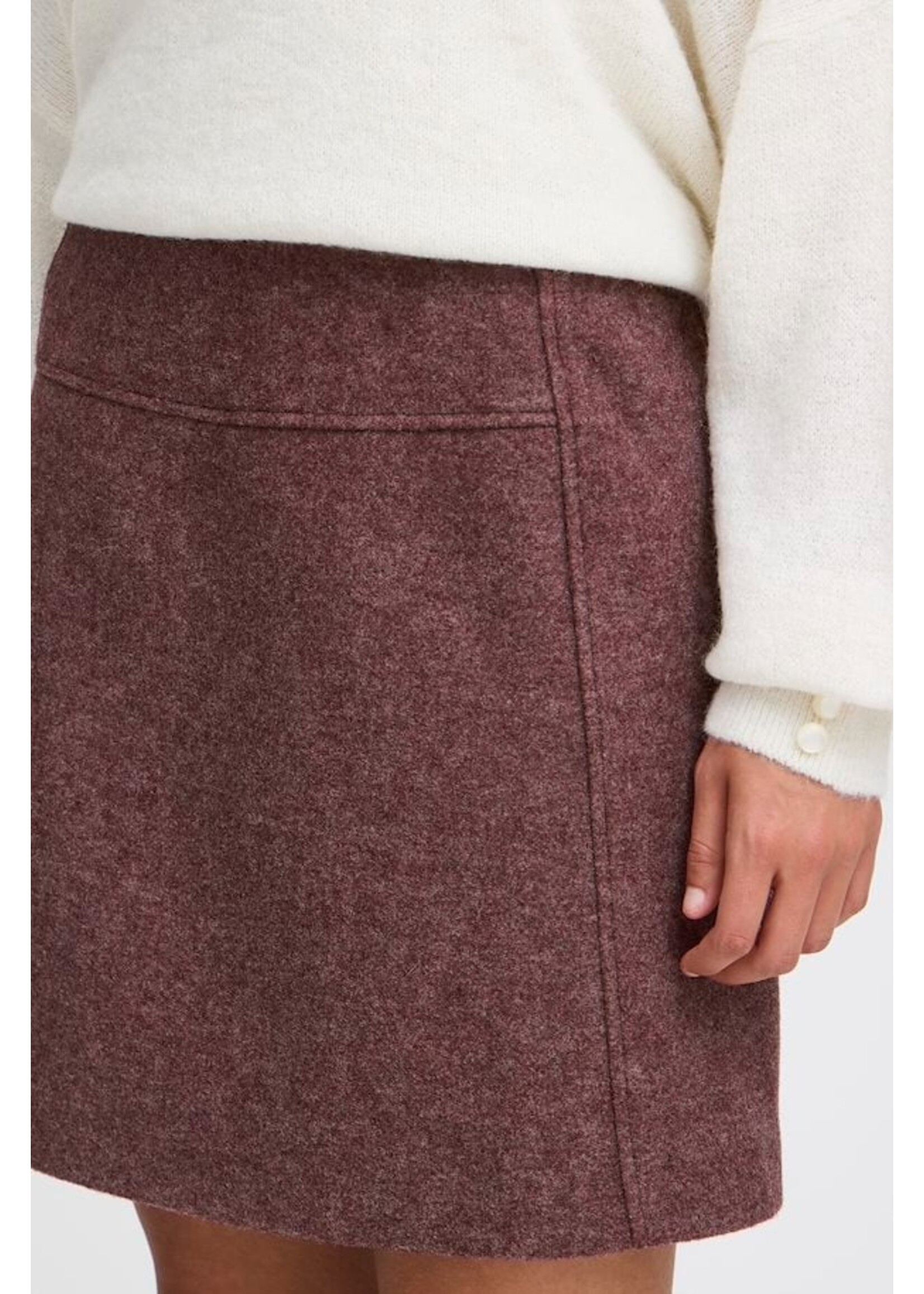 ICHI ICHI IHWooly Skirt - Port Royal