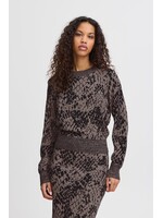 ICHI ICHI Meleo Sweater - Dark Fungi Snake