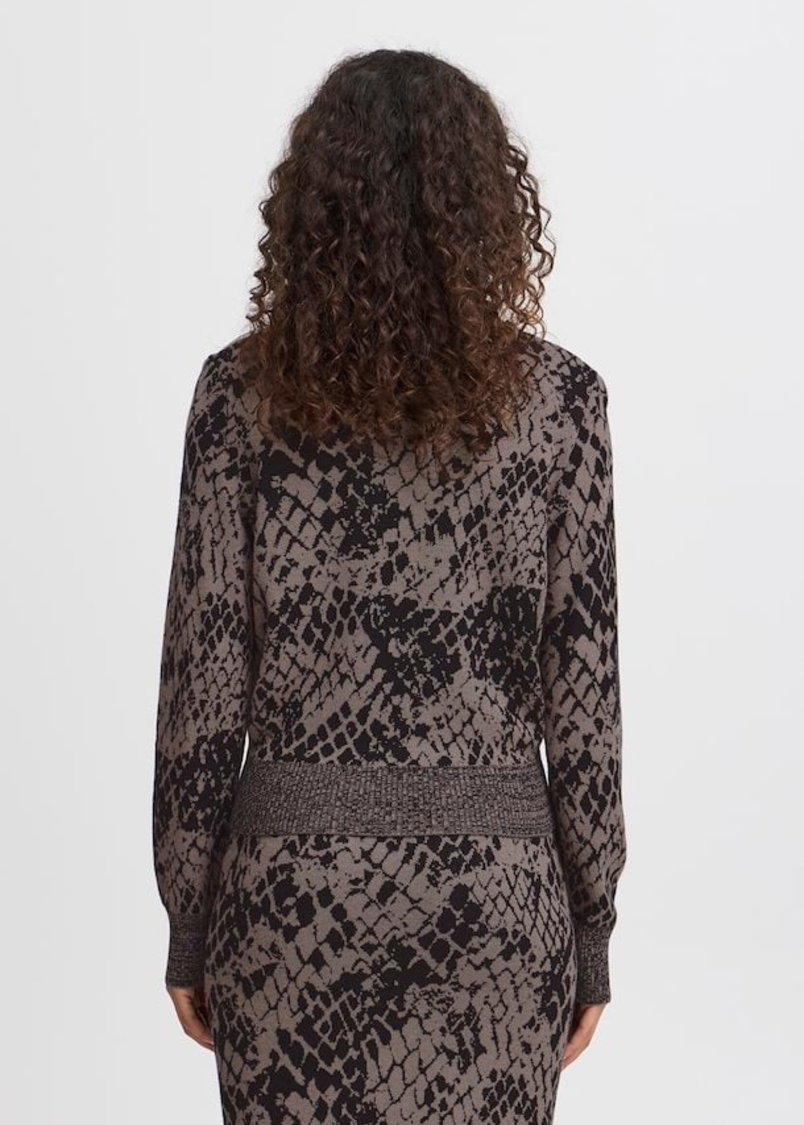 ICHI ICHI Meleo Sweater - Dark Fungi Snake