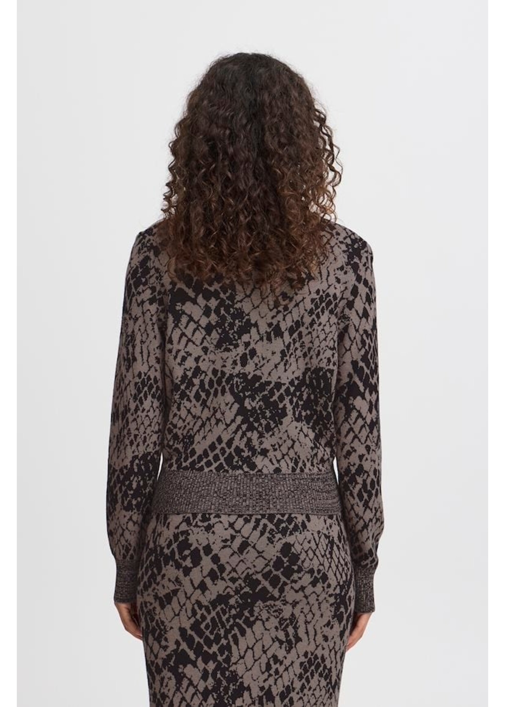 ICHI ICHI Meleo Sweater - Dark Fungi Snake