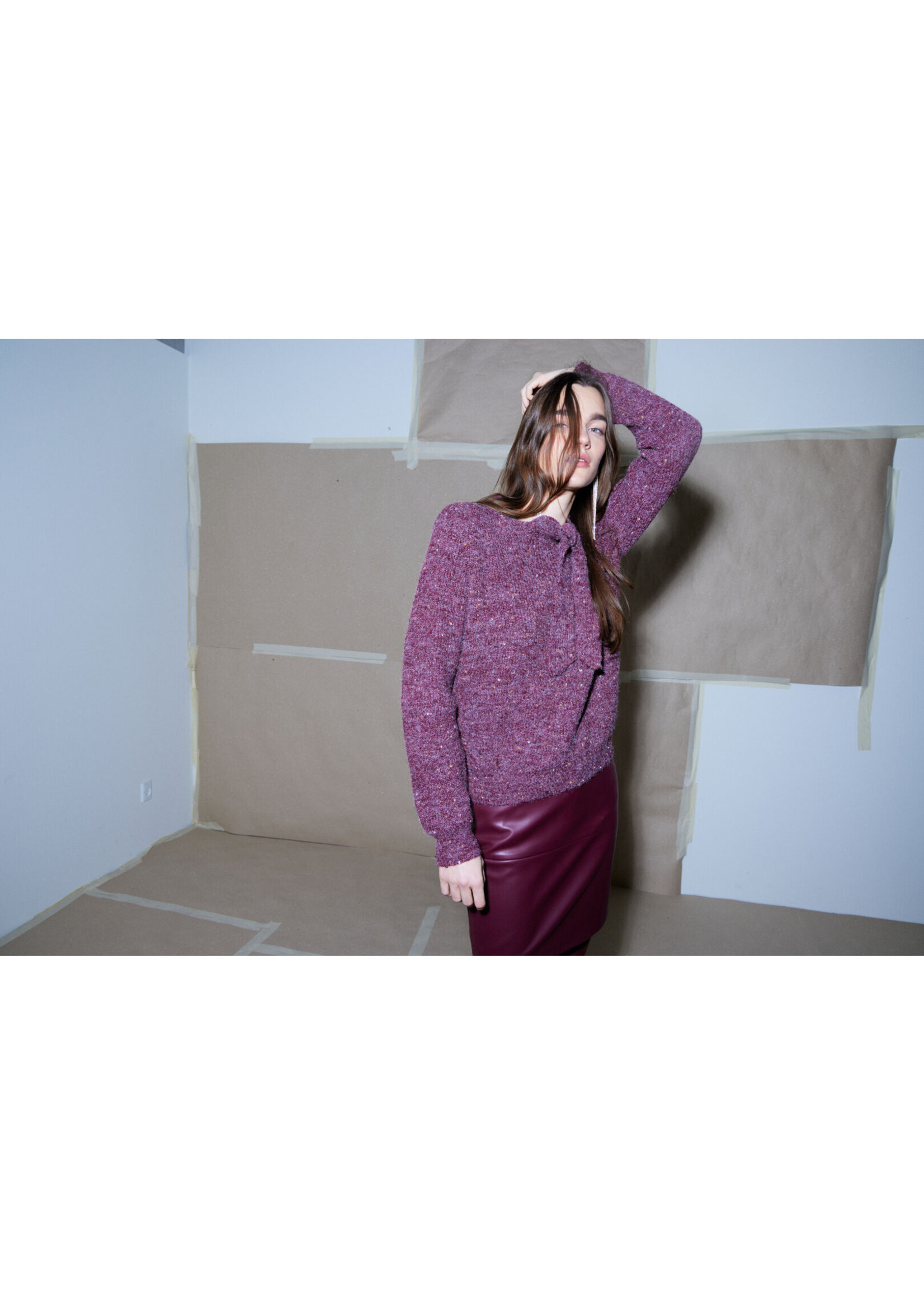 ICHI ICHI Annalia Sweater - Port Royal