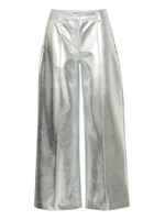 ICHI ICHI Kate Metallic Pant - Silver