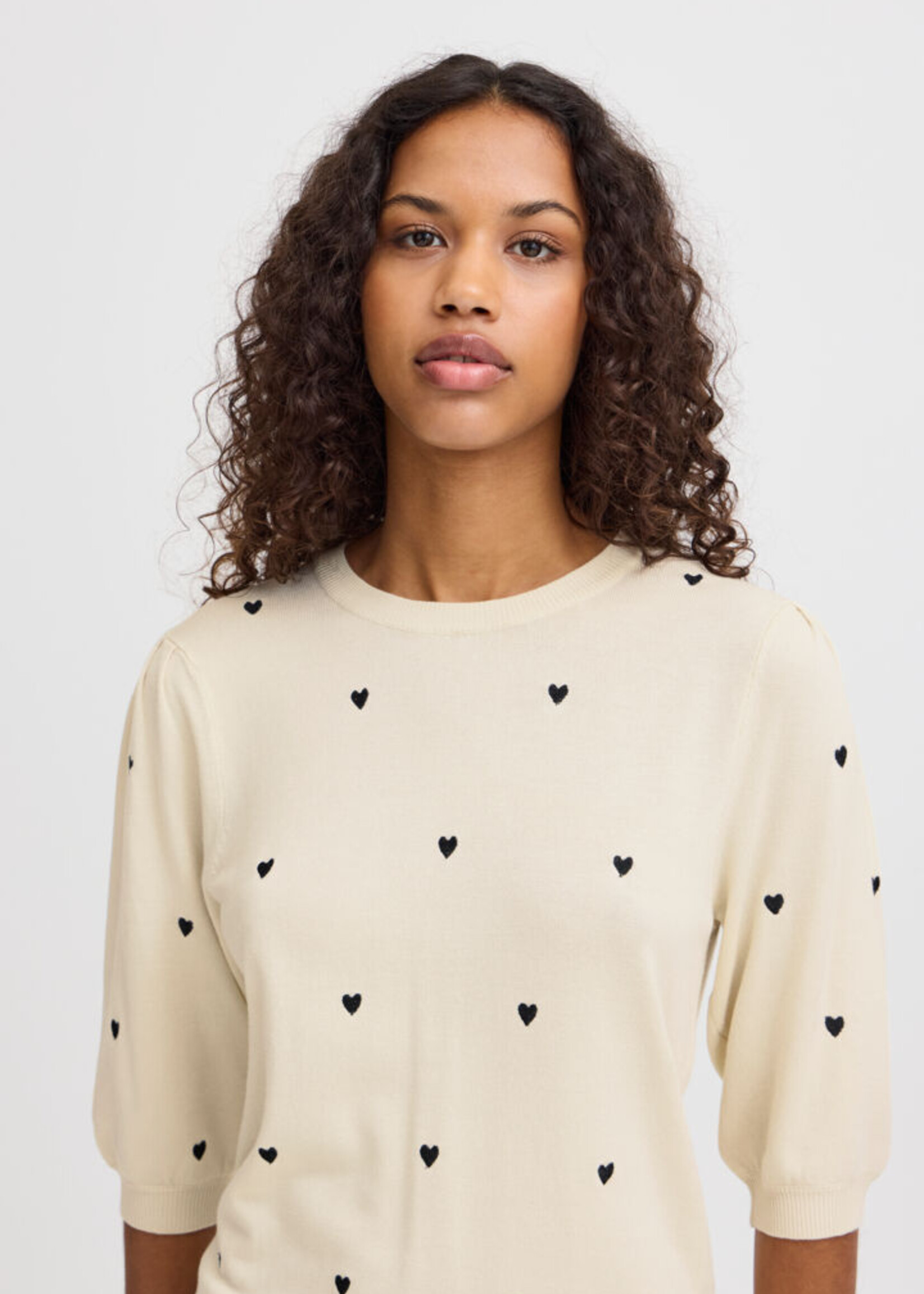 ICHI ICHI IHDIANE Pullover - Almond Milk