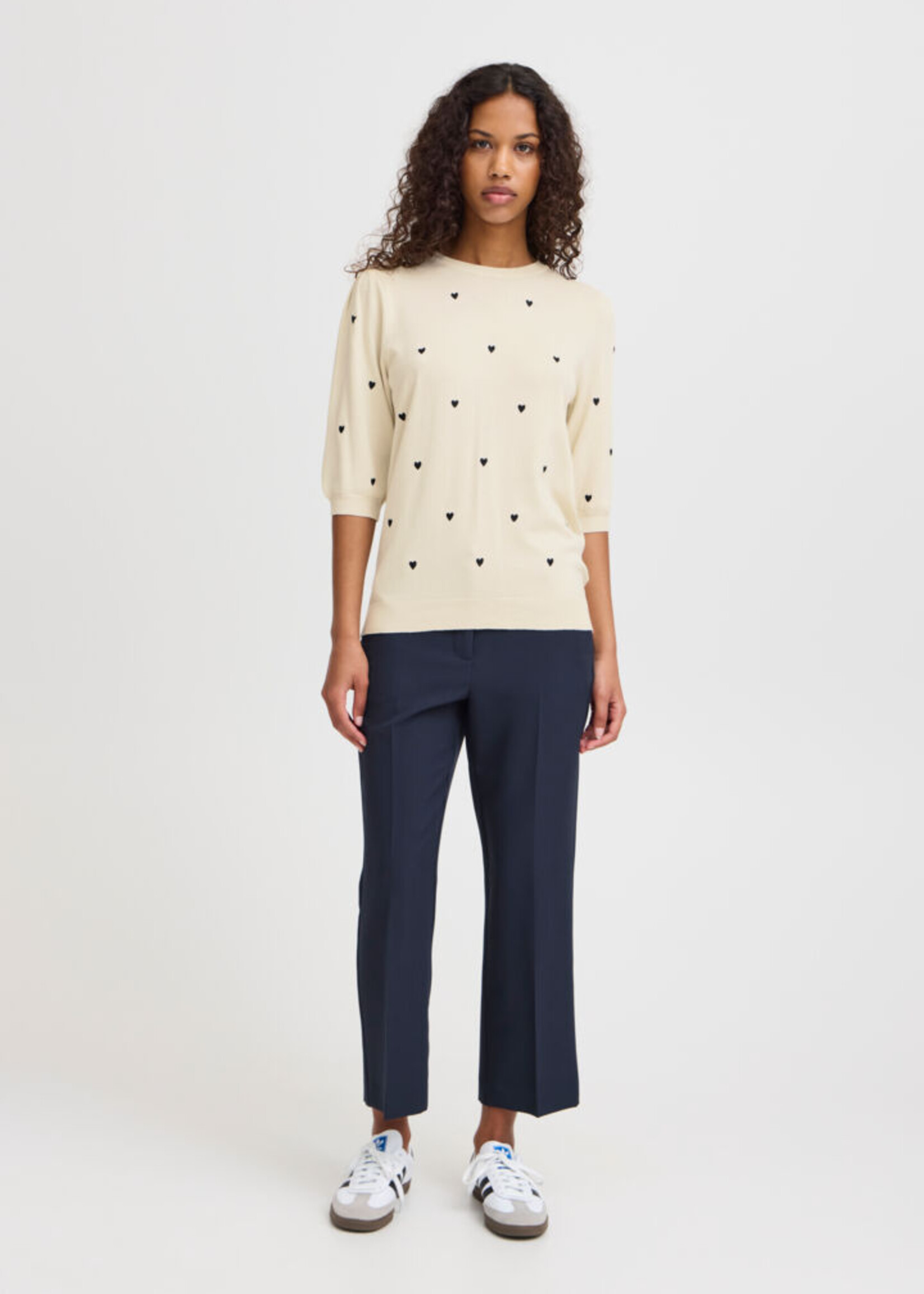 ICHI ICHI IHDIANE Pullover - Almond Milk