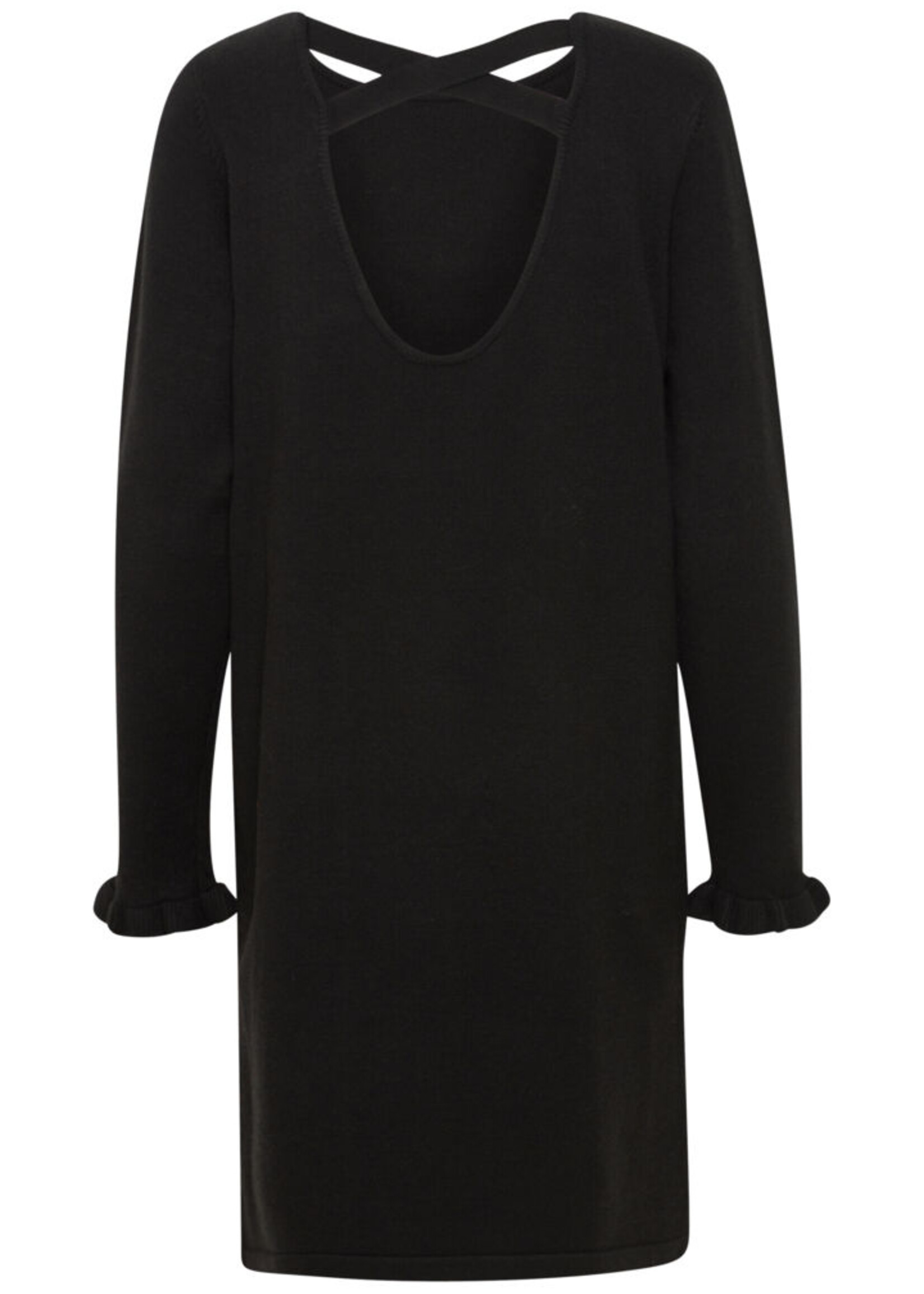 ICHI ICHI Robe Virelle - Noir
