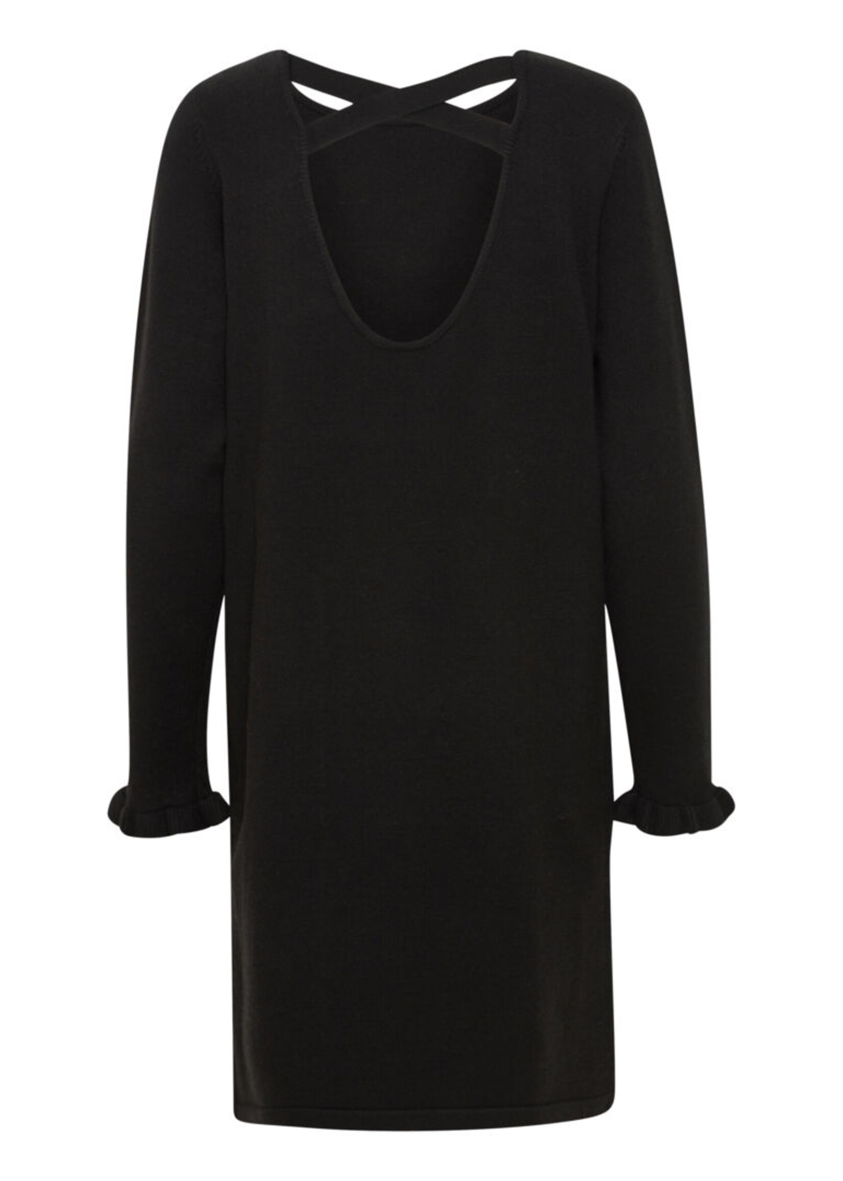 ICHI ICHI Robe Virelle - Noir
