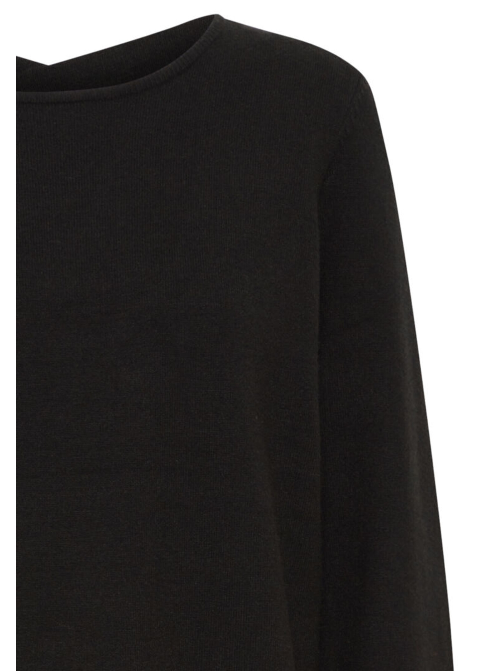 ICHI ICHI Robe Virelle - Noir
