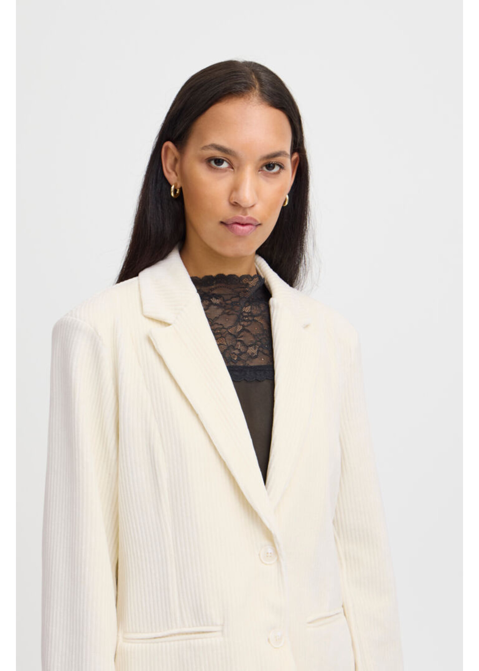 ICHI ICHI IHTAMARY Blazer - Almond Milk