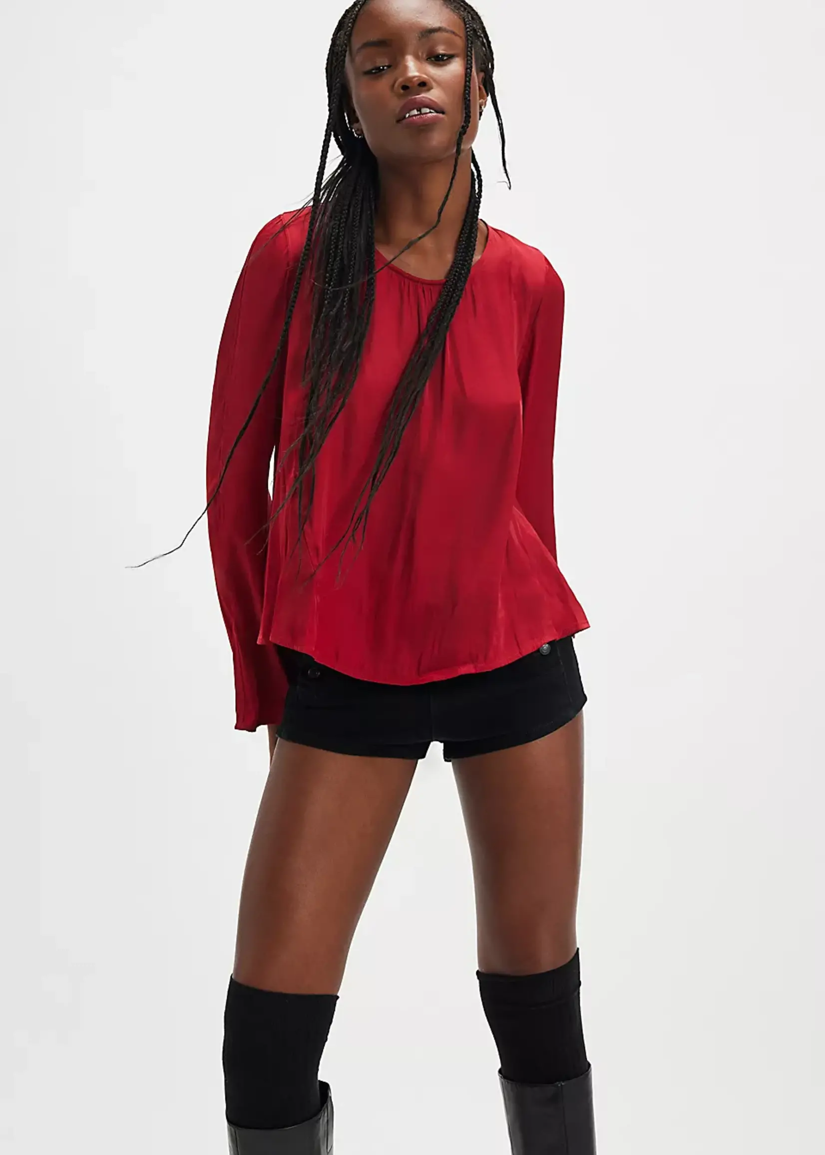 Free People Free People Arabella Blouse - Rubies