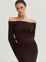 Crescent Crescent Ensemble Pull / Jupe Bella - Cabernet