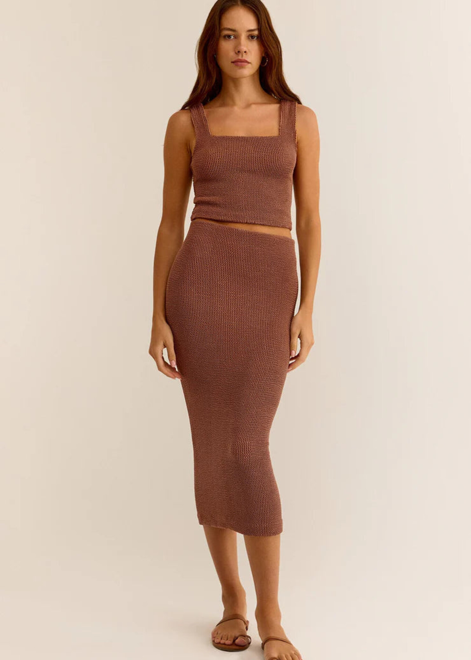 Z-Supply Z-Supply Jupe Midi Aveen - Bronze
