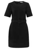 Yaya Women YAYA Short Dress w/ Belt - Black